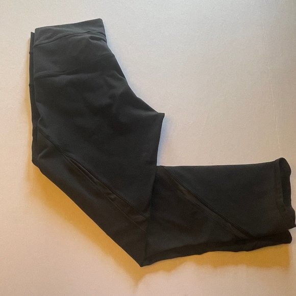 Lululemon Athletica High Rise Two Stripes Leggings Women's Size 6 - Picture 8 of 8